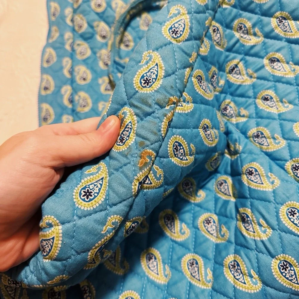 Vera Bradley Bermuda Blue Paisley Garment Bag